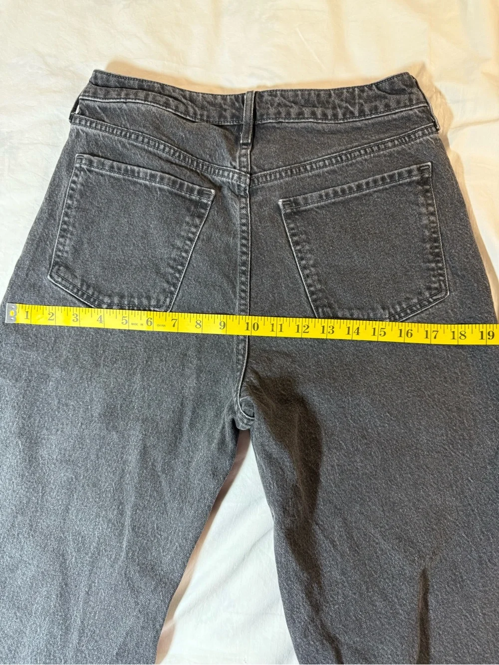 Old Navy Wide Leg Black Jeans - Picture 8 of 9